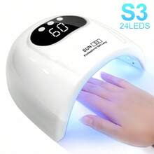 Lampe à ongles LED SUN S3, 24 pièces 365+405nm UV/LED Sèche-ongles avec écran tactile LCD et capteur infrarouge, convient pour le durcissement rapide du vernis gel/des ongles acryliques (usage professionnel/domestique) - Multicolore - Voir 4