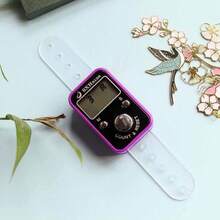 1pc Multi-Function Manual Counter With LCD Display, Ring-Shaped And Handheld Rectangular Counter