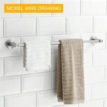 Giá treo khăn tắm bằng thép không gỉ có thể điều chỉnh - Chắc chắn và bền bỉ, dễ lắp đặt, thiết kế treo tường đa chức năng, kiểu dáng hiện đại. Phù hợp với phòng tắm hiện đại, môi trường kiểu khách sạn, có thể dùng làm giá treo khăn tắm, giá treo khăn bếp, giá đựng giấy vệ sinh hoặc giá treo khăn trong tủ. Một món quà thiết thực cho phụ kiện trang trí nhà cửa và giải pháp lưu trữ trong phòng tắm, cũng thích hợp làm phụ kiện phòng tắm di động khi đi du lịch. - Nhiều màu - Xem 5