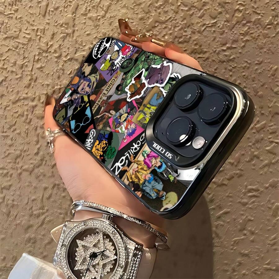 Funda para teléfono con diseño de los , compatible con modelos de 16, 15, 14, 13, 12, 11 Pro Max, X, XR, XS Max, 8 y 7 Plus - Cubierta trasera mate a prueba de golpes, funda para teléfono, carcasa para teléfono - Color 1 - Ver 1