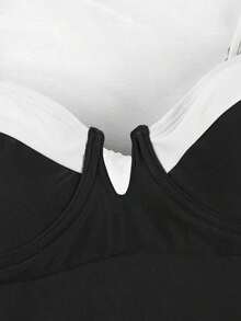 Women's One-Piece Swimsuit,Sexy Backless Beachwear,One-Piece Swimming Suit,Fashionable And Slim-Fitting Vacation Swimsuit - Hồng hồng - Xem 4