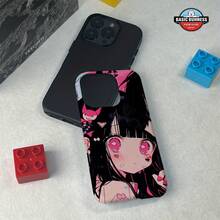 Arte temático de anime diseñado para modelos de  16, 15, 14, 13, 12 y 11 Pro Max Plus.Esta funda 2 en 1 para teléfono móvil cuenta con una carcasa interna protectora y un soporte de anillo, ofreciendo protección para la lente y resistencia a los golpes.Es un gran regalo tanto para hombres como para mujeres durante el Año Nuevo y Navidad. - Blanco - Ver 7
