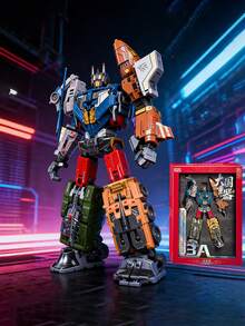 7-In-1 Zinc Alloy Transformable Mecha - National Heavy Land-Sea-Air Integrated Armored Vehicle 7-In-1 Combination Set, Collectible Action Figures For Boys, Deluxe Gift Box Packaging, Parent-Child Interactive Educational Holiday Gift - 6-in-1 [Major National Weapon] Can Combine/transform Individually - View 9