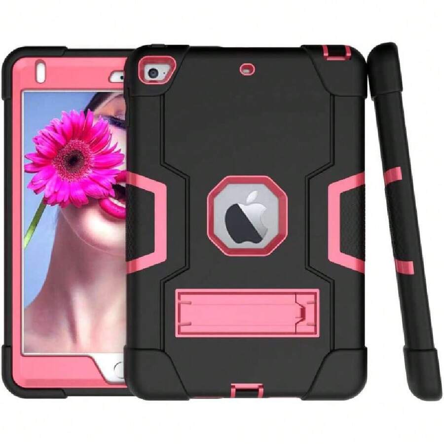 Funda para iPad Mini 4 para iPad Mini 5 Funda para iPad Mini Retina de 7,9 pulgadas, Funda protectora resistente a prueba de golpes, delgada y resistente con soporte incorporado para iPad Mini 4/5- negro rosa rojo,36999911 - Naranja - Ver 1