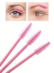 300/900pcs 3-In-1 Disposable Eyelash Extension Brush Set - Eyelash Brush, Micro Cotton Swabs, Lip Brush, Makeup Brush, Brush Set - Multicolor - View 2