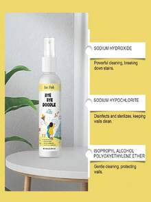 1件/2件 100ml 牆面塗鴉清潔劑，一抹即淨，使用方便，牆面清潔的最佳選擇！無水漬、不傷牆面，高效去污，多用途，適用於居家牆面塗鴉、塗鴉、乳膠漆、白牆污漬清潔 - 彩色 - 查看 8