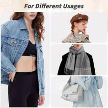 Adjustable Cat Claw Waist Cincher, No Sewing Or Tools Needed, Waist Button Clip Fastener For Jeans, Skirts, Tightens Waistline, Reusable Detachable Silver-Tone Buckle Brooch, Durable Fashion Waist Clip Accessory For Women, Men, Students, Teens, College Girls, Young Professionals