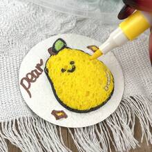 3D Magic Bubble Paper Painting Sponge Set, DIY Magic Bubble Paper 3D Fluffy Expanded Texture Art, Painting Magic Canvas Sponge, Fluffy Popcorn Painting Texture Painting Set, DIY Bubble Painting Brush Art Supplies, Vibrant Colors, Suitable For Professional Creative Art Projects - Multicolor - View 4