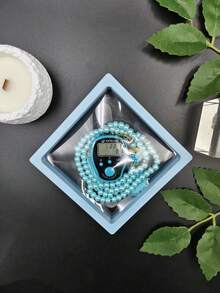 1pc Upgraded 5-Channel Glow-In-The-Dark LED Electronic Counter With Large Display, Locking Function And Manual Counting, For Artifact Counting - Multicolor Set - View 15