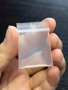 100pcs Reusable Clear Jewelry Bags, Self-Sealing Bags And Zipper Bags; Various Mini Self-Sealing Bags For Jewelry Packaging And Storage; Dust-Proof, Waterproof, Moisture-Proof, Good Sealing Performance, Making Your Life More Convenient; Suitable For Powder Packaging, Electronic Chip Sample Bags, Jewelry Necklace, Ring And Bracelet Storage Bags, And Daily Home Storage Bags. - Multicolor - View 4