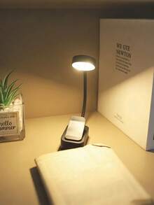 4颗LED黑色夹式阅读灯，3种色温，护眼阅读灯，可调光，迷你便携夹式阅读灯（不含电池），适合床头阅读 - 护眼，无级调光，迷你便携轻巧夹式阅读灯 - 小書燈 - 查看 9