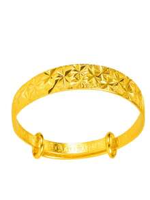 ZHAOTANGHESILVERJEWELTY سوار قديم مصنوع يدويًا مطلي بالذهب عيار 24 قيراط بنمط سماء مرصعة بالنجوم، تصميم دفع وسحب دائري، مناسب للارتداء اليومي للنساء والهدايا، اكسسوارات الحفلات، بدون علبة هدايا - متعدد الألوان - مشاهدة 6