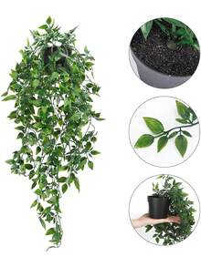 1/2 cây giả (có/không chậu), cây treo giả, 2 cây giả treo có chậu, cây leo Mandala giả treo, cây xanh trang trí tường cho trong nhà, ngoài trời, kệ phòng khách, phòng ngủ, nhà bếp, nhà cửa, đám cưới - màu xanh lá - Xem 9