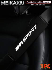 MEIKAXIU 1件/2件装 材质发泡印花 运动新款汽车安全带肩垫，汽车配件 - 發泡SPORT - 查看 19