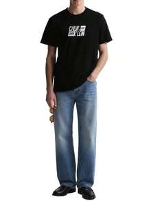 Men's Black T-Shirts - Black - View 3