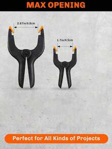 1 pince à ressort robuste, pince pour arche de ballons, pince rotative détachable, pince pour toile de fond, petite pince, convient pour le DIY, les toiles de fond photographiques, solide et durable, applicable pour la fabrication d'artisanat, la décoration de ballons et les fonds photographiques. - Multicolore - Voir 10