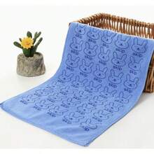 2pcs/1pc Super Absorbent Ultra-Fine Fiber Dog Towels - Quick Drying Pet Grooming Bath Towels, Soft Cartoon Print Design, Suitable For Small To Large Dogs, Hand Washable. - Multicolor - View 6