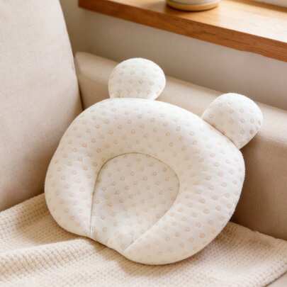 momscare 1 pieza Almohada para bebé con estampado de corazón, transpirable y que absorbe la humedad, adecuada para todas las estaciones