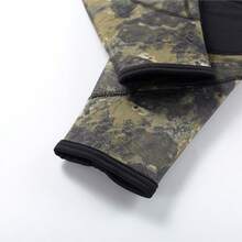 HISEA 3.0mm Women's Neoprene Freediving Wetsuit; Men's Two-Piece Freediving And Hunting Wetsuit; Unisex Hooded Diving Wetsuit - Green - View 5