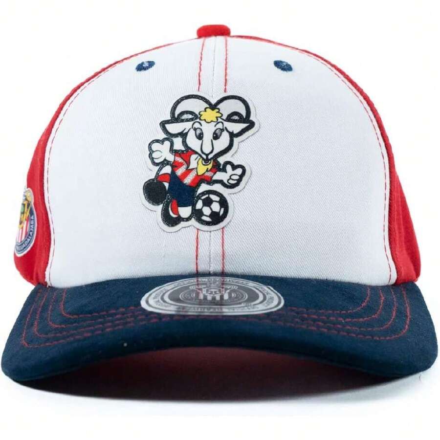 Gorrra Lisa Tricolor Chivito, Niños, Ajustable, Blanco, Rojo y Azul,36984426 - Multicolor - Ver 1