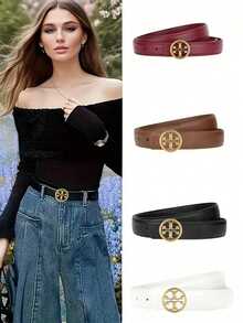 1件女士多功能复古风装饰腰带，高品质连衣裙配饰 - 彩色 - 查看 1