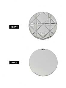 Christian Dior 银色折叠式化妆镜，便携式化妆镜，圣诞礼物，生日礼物 - 銀色 - 查看 4