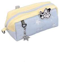 3 hộp đựng bút hình bánh phô mai muối biển và khoai môn Sanrio mới, túi đựng văn phòng phẩm họa tiết ngôi sao kiểu Hàn Quốc, nhãn dán trang trí DIY, hộp đựng văn phòng phẩm Ins - Nhiều màu - Xem 6