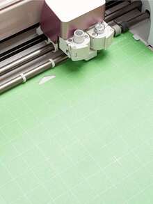 1pc Green Cutting Mat, Household Kitchen Chopping Board, Brick Surface Protective Cutting Board - Green - View 6