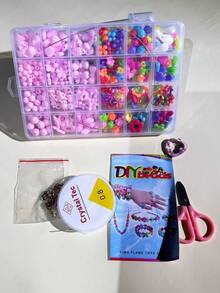 1 Box Handmade Beaded Toys, Wholesale Girls DIY Bracelet Educational Craft Jewelry Materials For Necklace & Bracelet