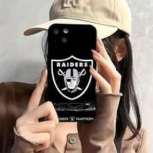 Funda de teléfono de  Nation, compatible con teléfonos ,  17,  16 Pro Max,  15 Pro Max,  13 y  12. Fabricada en TPU, ofrece protección contra golpes y caídas. Perfecta para aficionados, entusiastas del deporte, regalos para el día del partido y celebraciones previas al partido. - Negro - Ver 1