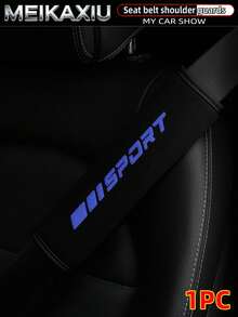 MEIKAXIU 1件/2件装 材质发泡印花 运动新款汽车安全带肩垫，汽车配件 - 發泡SPORT - 查看 13