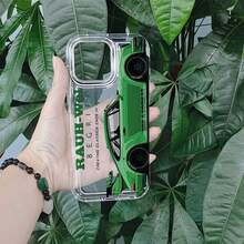 Funda para móvil Rauh-Welt Begriff con diseño artístico de coches, compatible con teléfonos ,  17,  16 Pro Max,  15 Pro Max,  13 y  12. Fabricada en TPU, ofrece protección contra golpes y caídas. Un regalo perfecto para aficionados a los coches, cumpleaños, ocasiones especiales y amantes del medio ambiente. - transparente - Ver 6