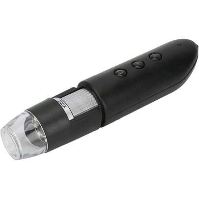 Microscopio Digital Inalámbrico para Folículos Pilosos, Profesional de 200X Detector de Analizador de Piel y Cabello para Espinillas, Cuero Cabelludo, Antigüedades, Frutas,36981605