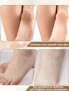 3/2/1 双装硅胶保湿舒缓睡眠袜，软化滋养干裂脚后跟，夜间SPA袜