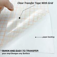 永久性乙烯基卷材套装 - 30 x 100厘米 多色永久性粘性乙烯基卷材 1 包 + 1 包转移胶带，兼容大多数切割机，易于使用，适用于派对装饰、贴纸、工艺切割、汽车贴花