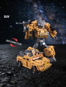 7-In-1 Zinc Alloy Transformable Mecha - National Heavy Land-Sea-Air Integrated Armored Vehicle 7-In-1 Combination Set, Collectible Action Figures For Boys, Deluxe Gift Box Packaging, Parent-Child Interactive Educational Holiday Gift - 6-in-1 [Major National Weapon] Can Combine/transform Individually - View 17