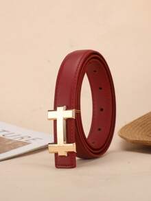 Women's H-Buckle Skinny Waist Belt, Suitable For Dresses And Jeans - Multicolor - View 10