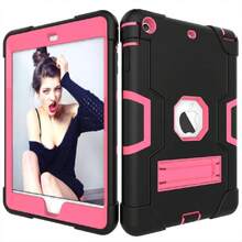 IPad Mini Case, IPad Mini 2 Case, IPad Mini 3 Case, Slim Protective Shockproof Case With Built-In Stand - Black, 36999915 - Blue and White - View 1