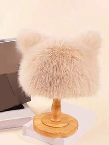 1顶休闲仿毛皮护耳飞行员帽，带扣，保暖防风，男士秋冬度假装扮 - 多色2 - 查看 16