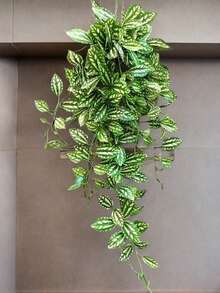 1 件塑料人造叶藤，仿真植物绿藤，适用于家居装饰、情人节、礼物