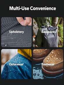 jakehoe 麂皮和皮革保护喷雾，防水防污，适用于鞋子、靴子、包袋和内衬，持久防水，温和日常清洁和保养鞋履材质。馈赠亲友、情人节、开斋节、节日派对的绝佳礼物（新旧版本随机发货）。 - 彩色 - 查看 4