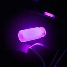 Accesorios para automóvil Luz ambiente de control táctil Botella de vidrio cerámico LED Luz nocturna romántica mini multiescena con sensor táctil USB, lámpara de mesita de noche para interiores y exteriores, disponible en blanco, azul, rojo, morado, rosa, verde, amarillo - Luz ambiental USB (esmerilada) - Ver 18
