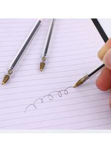 12pcs/Set 1.0mm Ballpoint Pens, Oil-Based Ink Pens, Plastic Creative Advertising Pens, Minimalist Ballpoint Pens, Minimalist Cap Ballpoint Pens, Smooth Writing Office & School Supplies