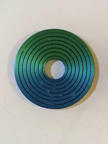 1 chiếc vòng xoay giảm căng thẳng in 3D, chất liệu PLA, món quà hoàn hảo cho Ngày Valentine/Giáng sinh, giúp giảm lo âu và giảm căng thẳng cho người lớn. - Nhiều màu - Xem 16