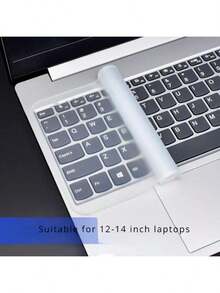 1pc 12-14 Inch 31 * 13.1 Cm / 12.2 * 5.16 Inch Laptop Keyboard Cover Silicone Keyboard Protector Film, Waterproof Dustproof Protective Film
