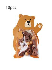 10张可爱卡通糖果包装卡，附赠食品袋，小零食卡通包装袋 - 彩色 - 查看 13