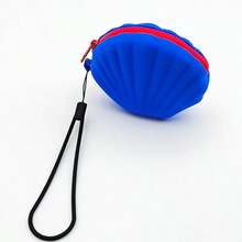 New Shell Shaped Coin Purse Lipstick Case Card Holder Bluetooth Earphone Storage Bag Handheld Soft Silicone Card Key Coin Pouch Multi-Functional Waterproof Silicone Storage Bag Holiday Gift For Women Money Wallet Mini Wallet Purse Wallet Small Wallet Wristlet Wallet Coin Wallet - Multicolor - View 13