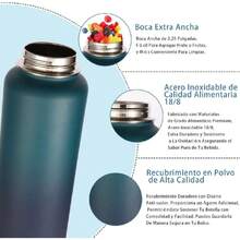 Insulated Water Bottles For Outdoor - Lime Green - View 6