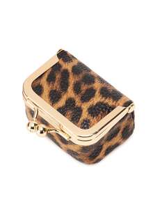 Hot New Women's Solid Jewelry Box, Ring, Necklace, Earring Storage Box, Mini Coin Wallet With Kiss Lock,For Women Travel Jewelry Case Cosmetic Organizer Mini Coin Purse Christmas Gifts Funny Gift Small Gifts Teachers Day Gift Gift For Women Makeup Bag Coin Purse Teen Girls Stuff Girly Must Girly Must Haves Personalized - Brown - View 13