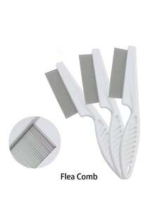 1pc Upgraded Soft Rubber Handle Cat Brush, Dog Brush, Flea Comb, Pet Deshedding And Grooming Brush, Cat Grooming Tool, One-Click Efficient Hair Removal Tool, Pet Grooming Brush, Pet Massage Brush, Detangling Tool, Pet Cleaning Tool, Fur Collection, Suitable For Long-Haired Pets, Essential Pet Deshedding Seasonal Item, Pet Supplies, Cat Supplies, Dog Supplies - Multicolor - View 13